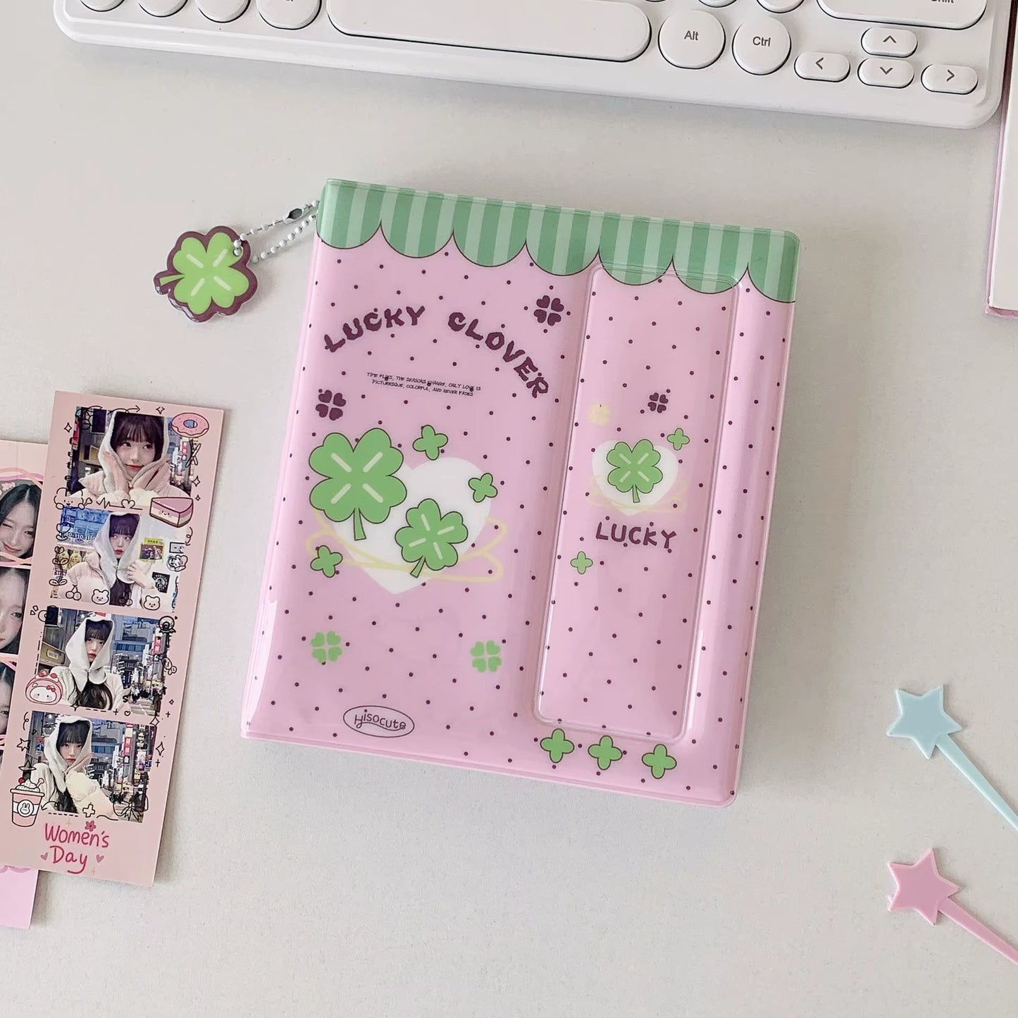 INS Style Korean Cartoon Life 4 Cut Album 6-Inch Postcard Storage Book Photo Sticker Album Polaroid Photo Collectors Album