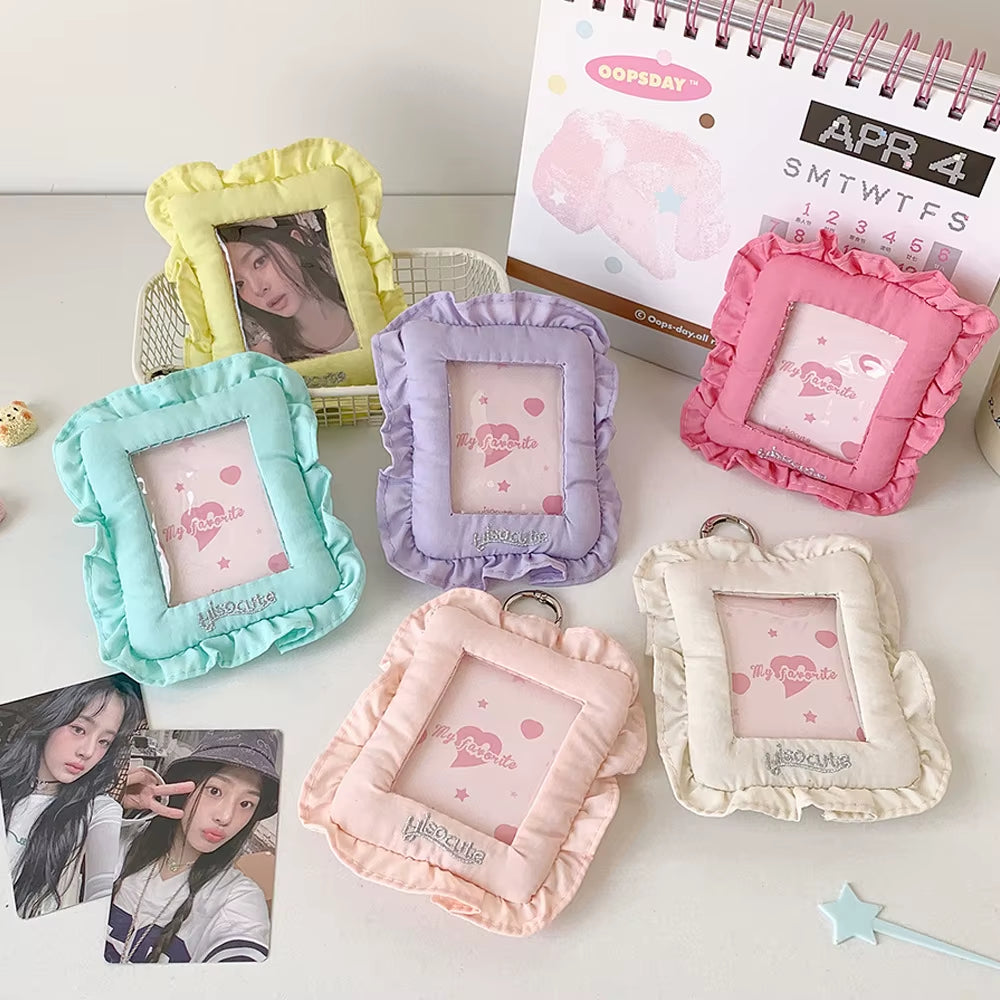 Kpop Photocard Case! Cute 3-Inch Pillow Card Holder 