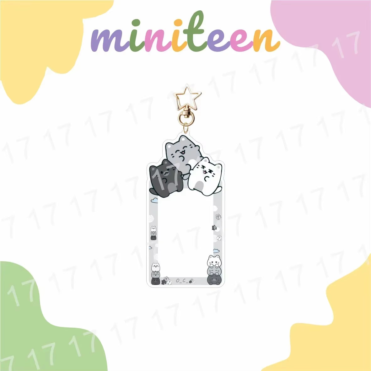 13Pcs Kpop Miniteen 17 Card Holder Keychain S.COUPS JEONGHAN JOSHUA JUN HOSHI Kawaii LOMO Card Cover Christmas Gift Fans Keyring
