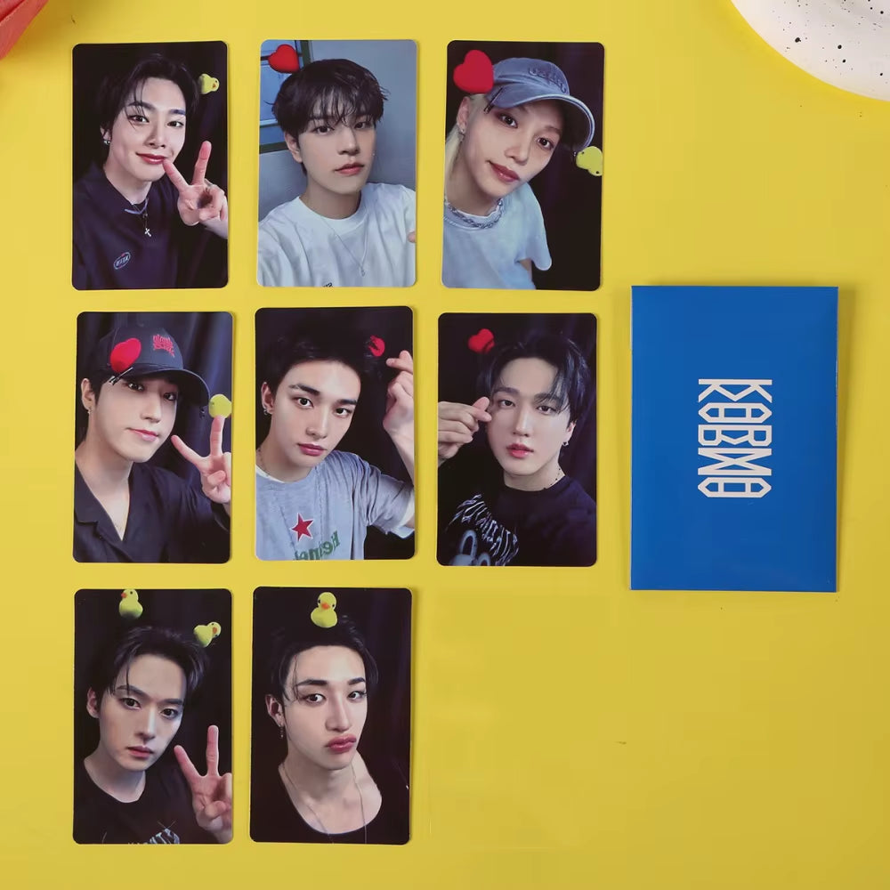 KPOP Idol LOMO Freebies! StrayKids KARMA Lomo Cards Photobook Collection Card Poster Postcard Photos Gift