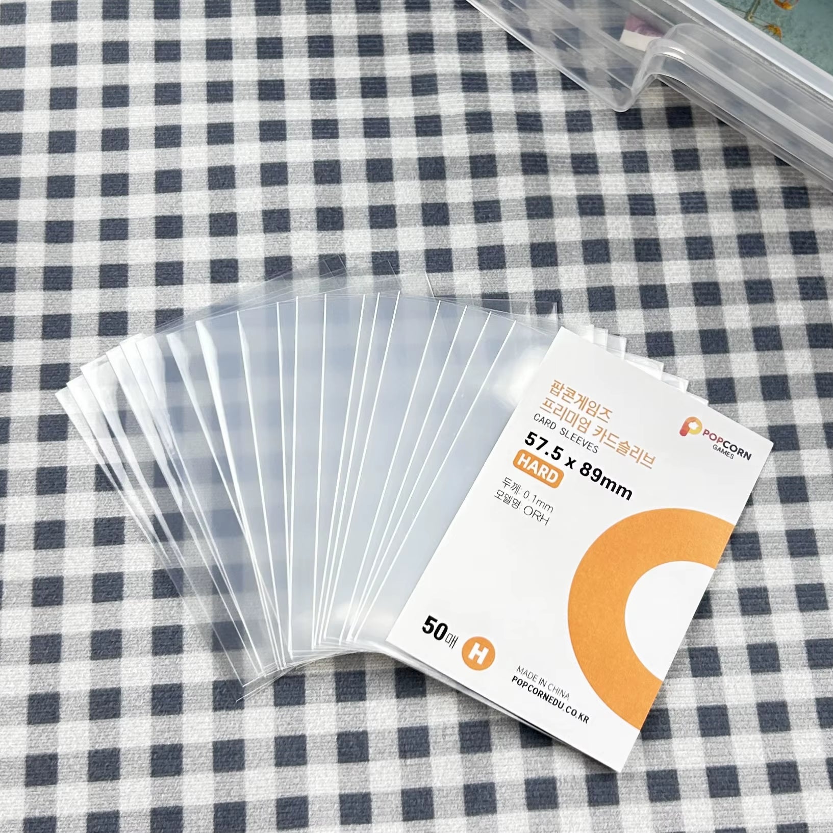 50Pcs Korea Card Sleeves HD Clear Kpop Idol Card Protective Sleeve PVC Free