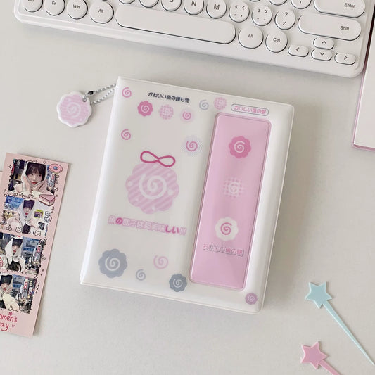 INS Style Korean Cartoon Life 4 Cut Album 6-Inch Postcard Storage Book Photo Sticker Album Polaroid Photo Collectors Album