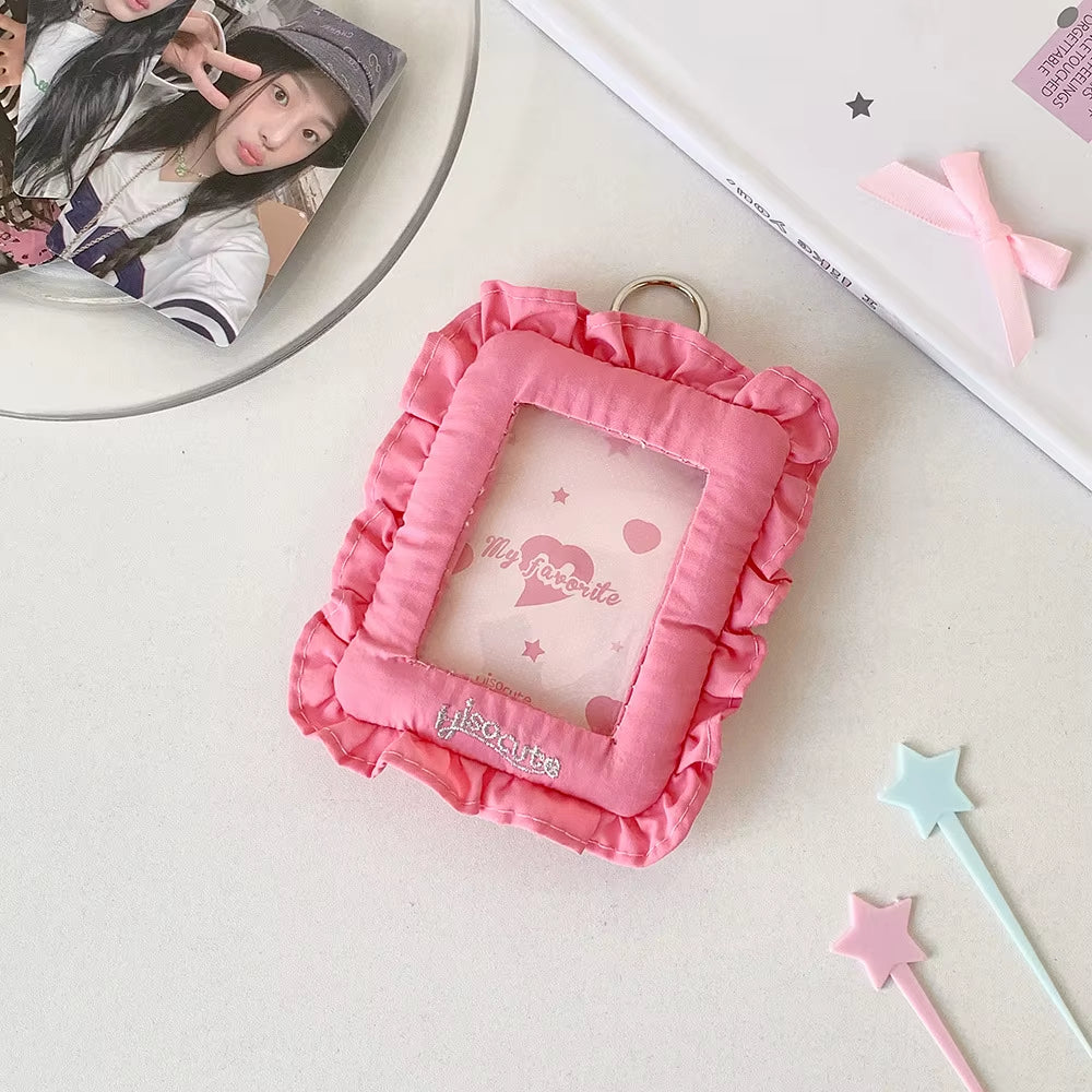 Kpop Photocard Case! Cute 3-Inch Pillow Card Holder 
