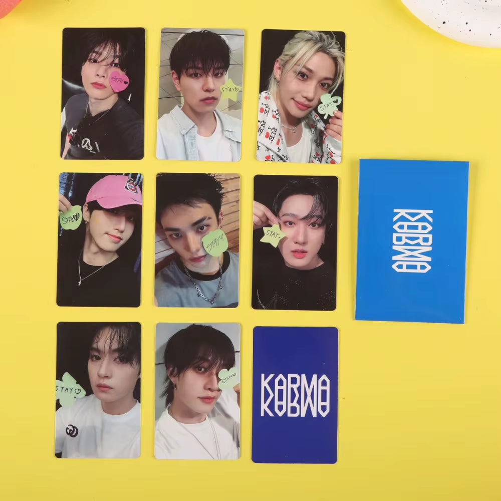 KPOP Idol LOMO Freebies! StrayKids KARMA Lomo Cards Photobook Collection Card Poster Postcard Photos Gift